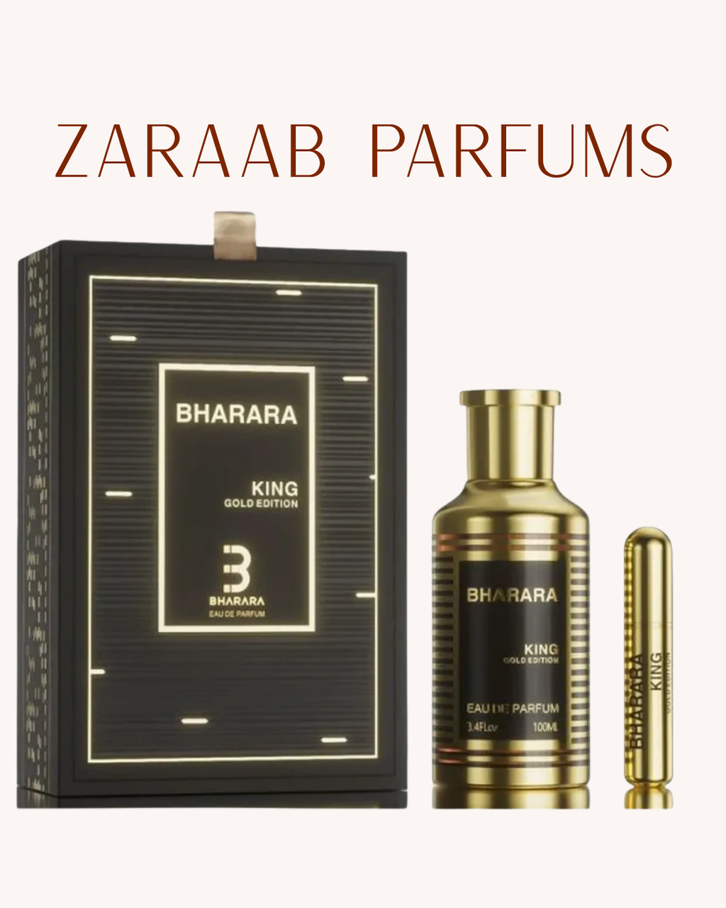 BHARARA KING GOLD EDITION MEN 3.4 OZ