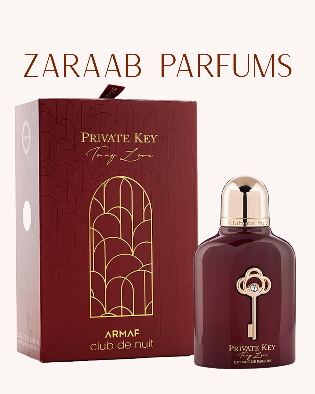 ARMAF PRIVATE KEY TO MY LOVE 3.4 EDP EXTRAIT PARFUM