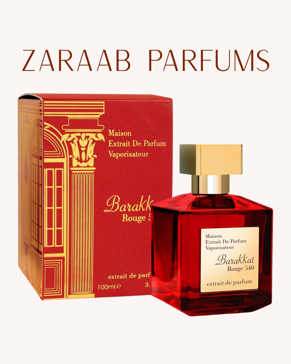 FRAGRANCE WORLD BARAKKAT ROUGE 540 100ml