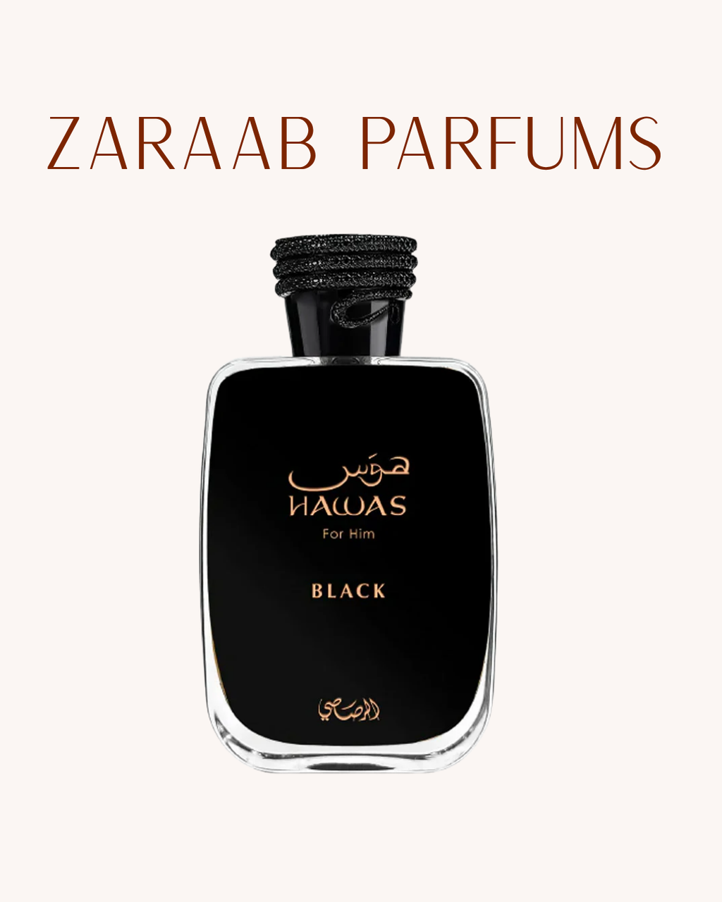 RASASI HAWAS BLACK 3.38 OZ