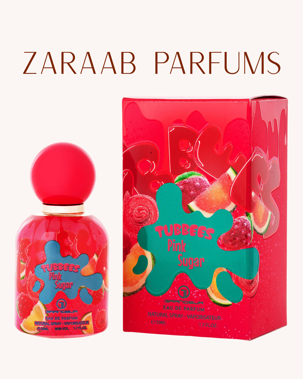 GRANDEUR TUBBEES PINK SUGAR 1.7 OZ