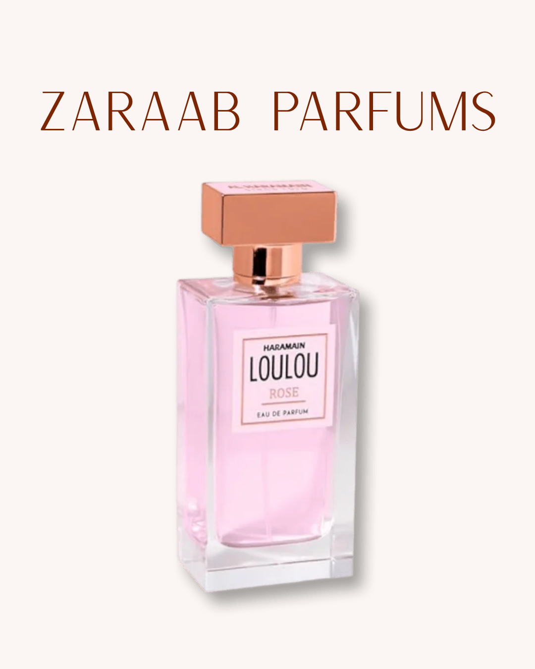 AL HARAMAIN LOULOU ROSE BY AL HARAMAIN 100 ML