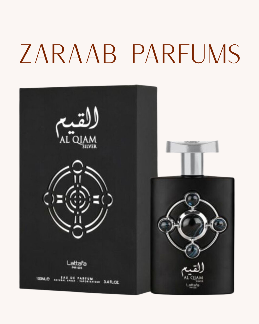 LATTAFA PRIDE AL QIAM SILVER 3.4 OZ