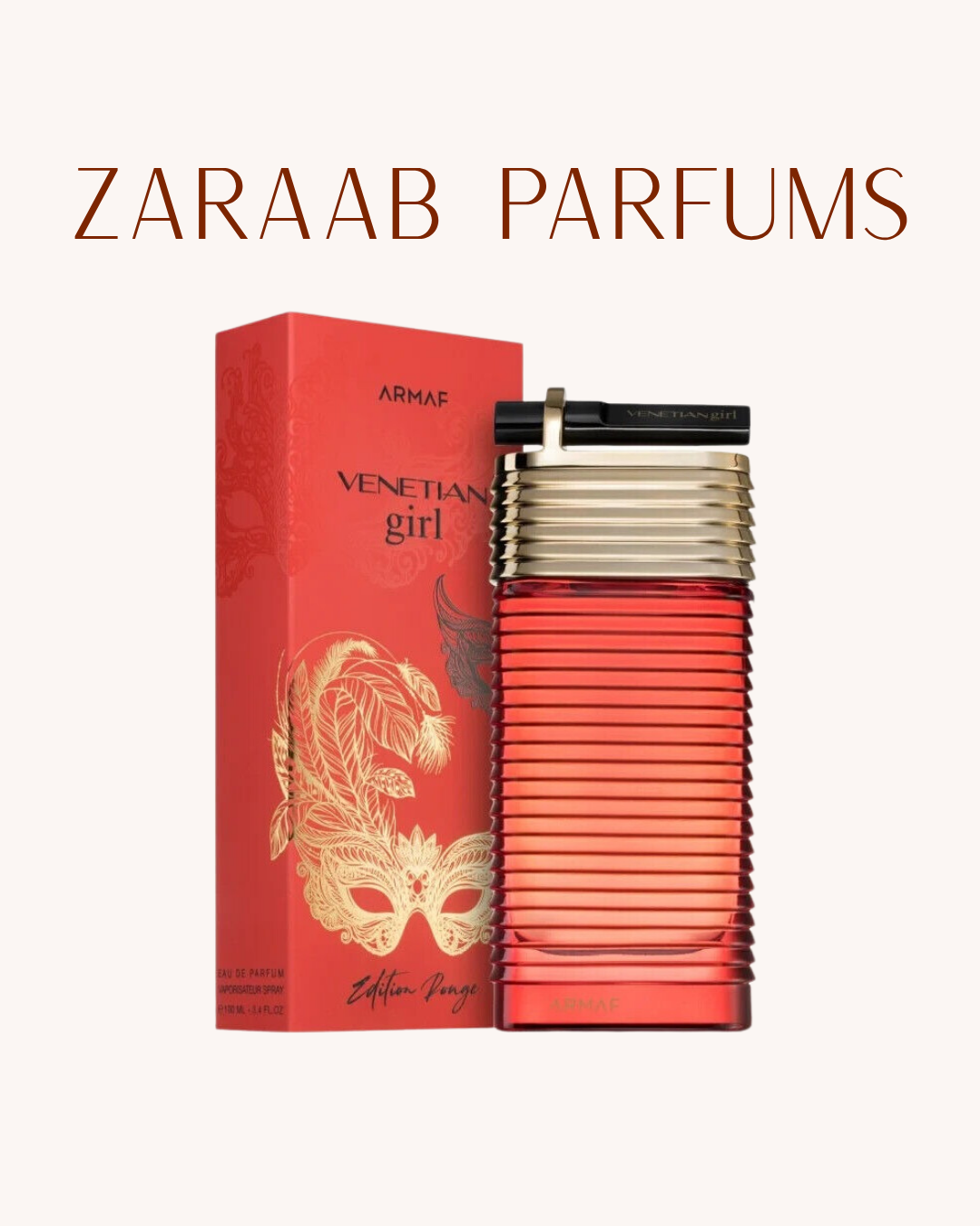 ARMAF VENETIAN GIRL EDITION ROUGE 3.4 OZ