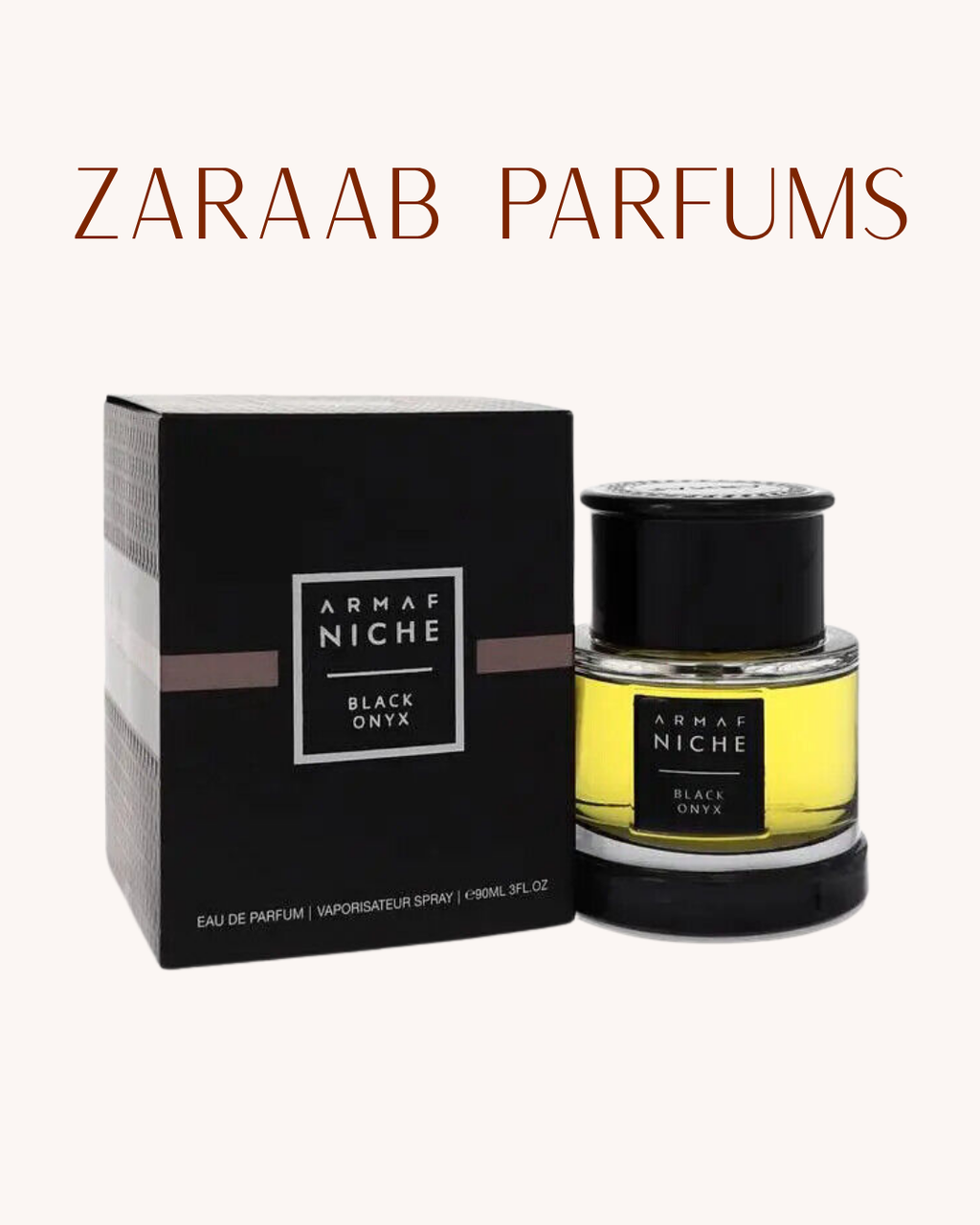 ARMAF NICHE BLACK ONYX 90 ML