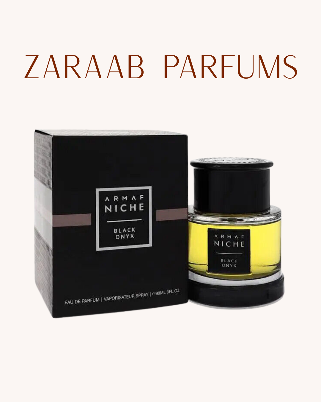 ARMAF NICHE BLACK ONYX 90 ML