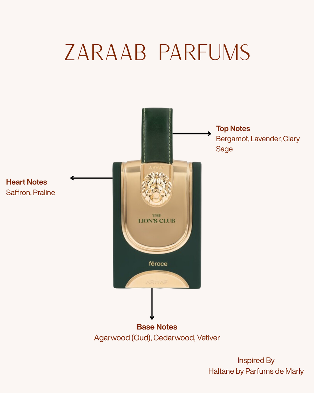 ARMAF THE LIONS CLUB FEROCE 100 ML
