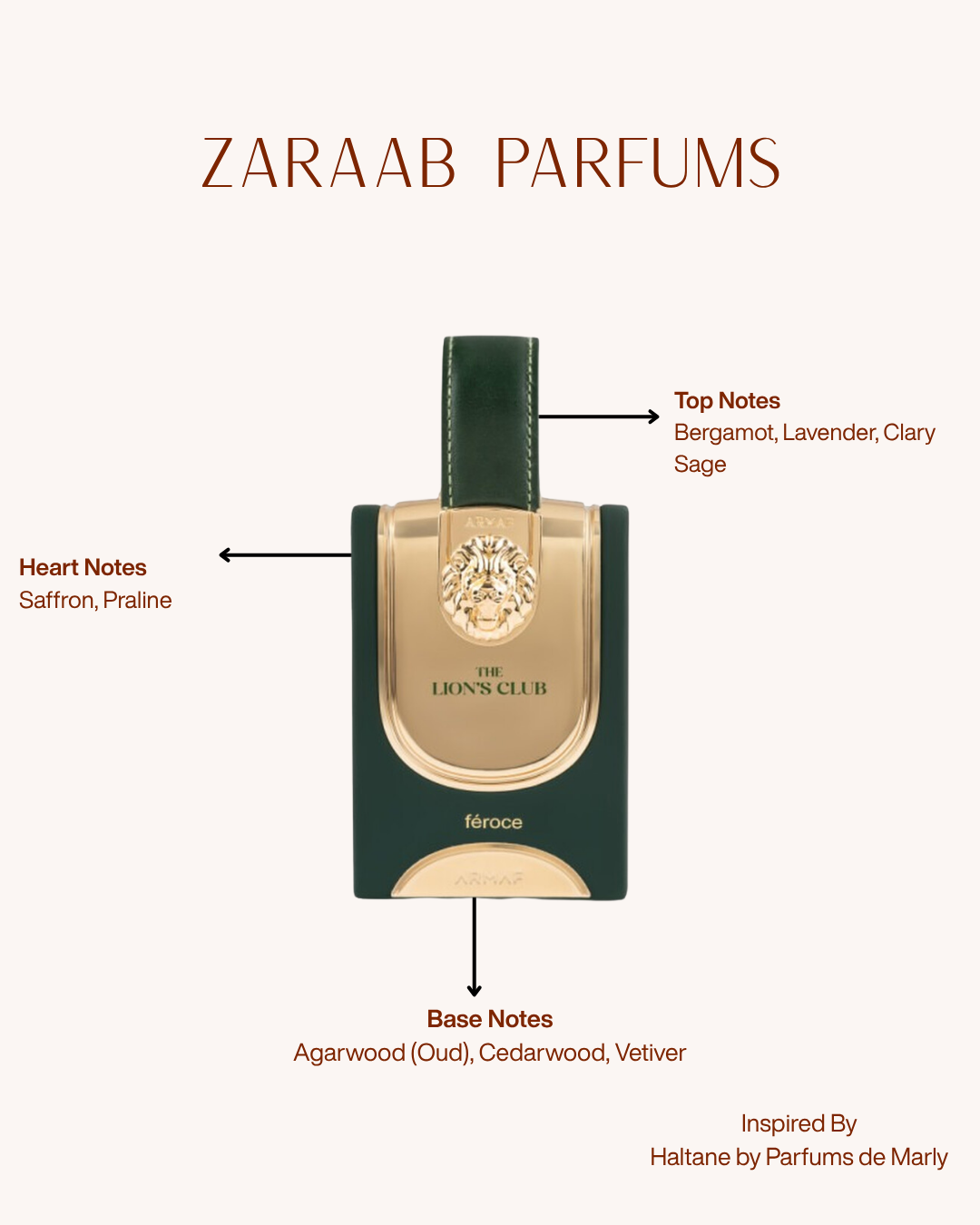 ARMAF THE LIONS CLUB FEROCE 100 ML