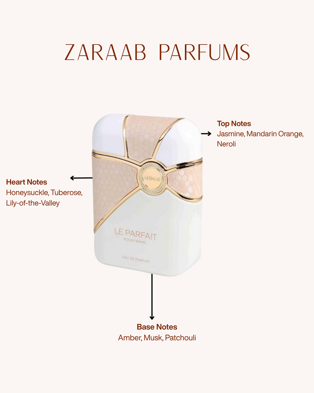 ARMAF LE PARFAIT POUR FEMME 3.4 OZ