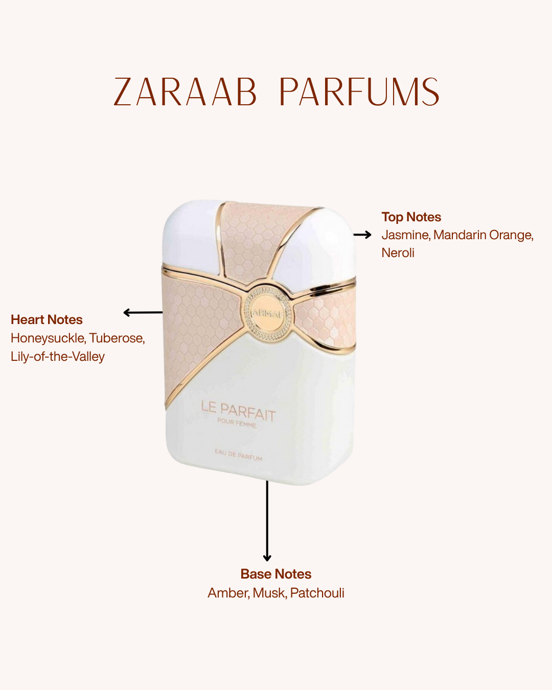 ARMAF LE PARFAIT POUR FEMME 3.4 OZ