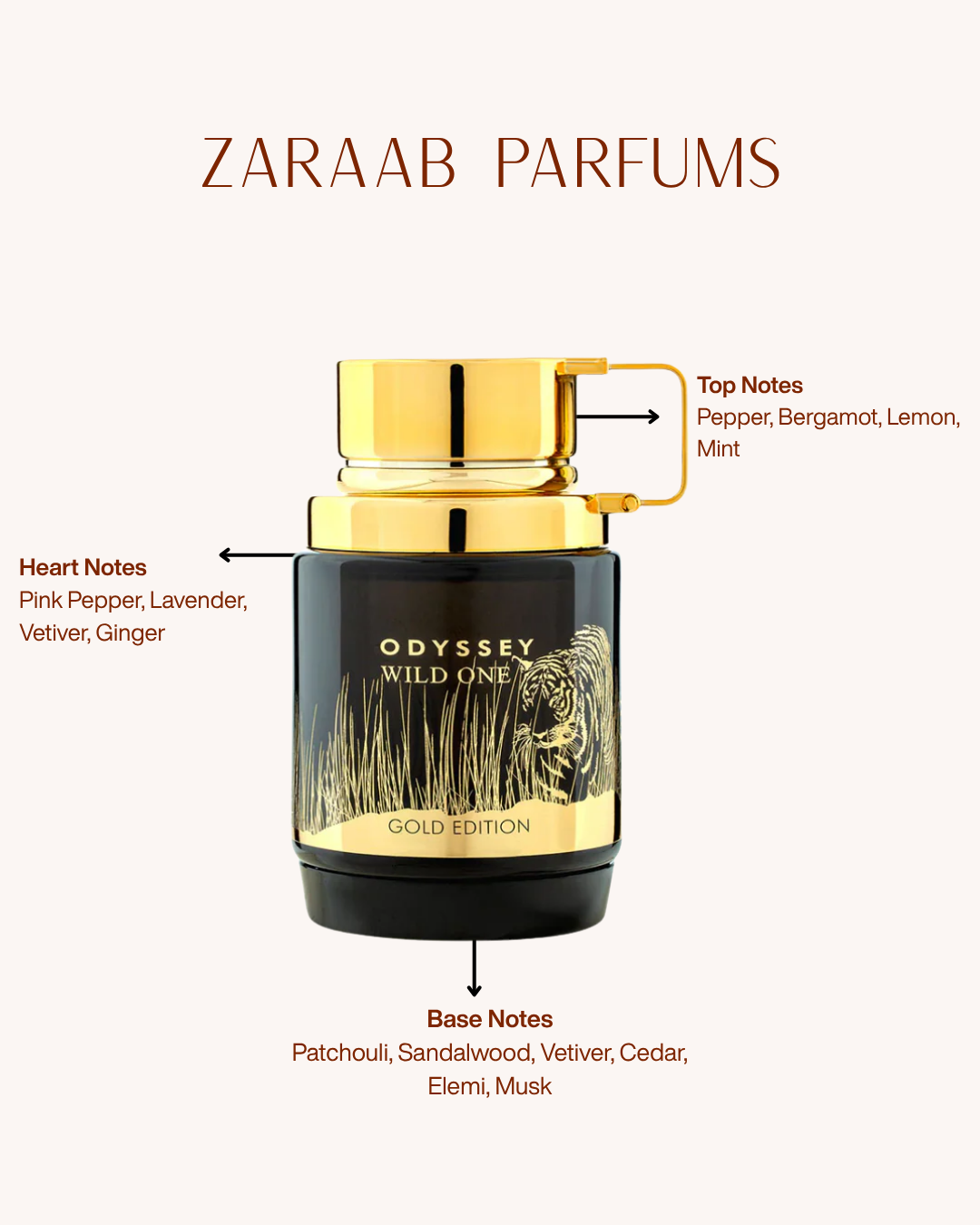 ARMAF ODYSSEY WILD ONE GOLD EDITION 3.4 EDP