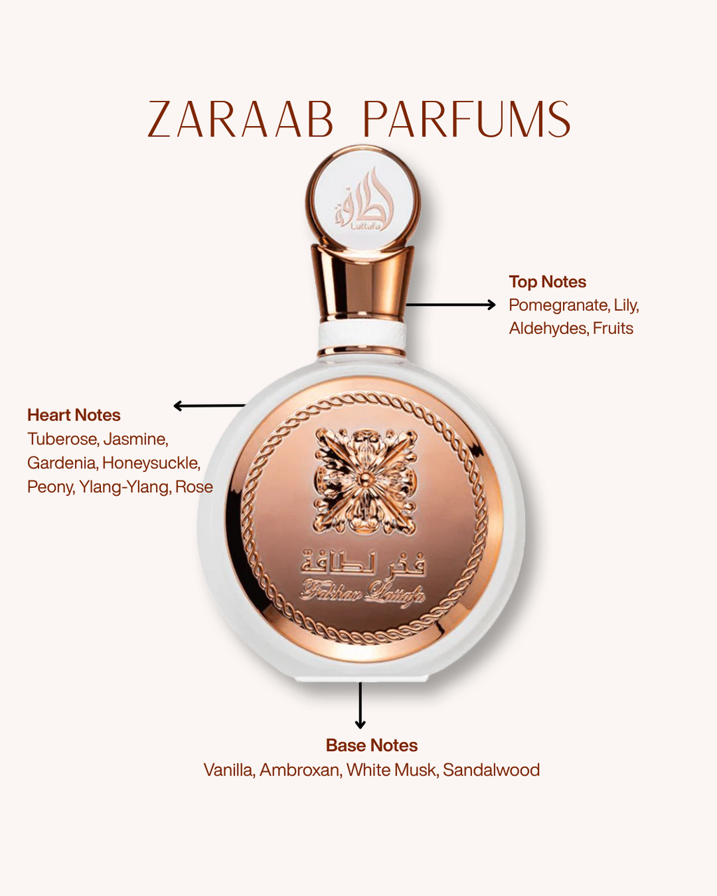 LATTAFA FAKHAR ROSE GOLD 100 ML