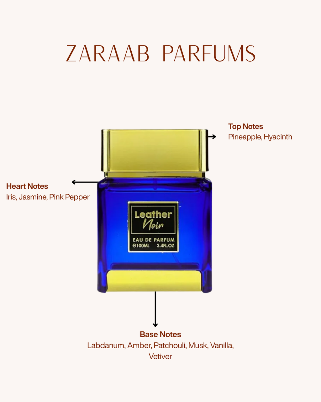 FLAVIA PARFUM LEATHER NOIR 100 ml
