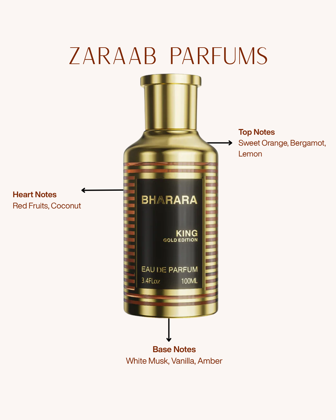 BHARARA KING GOLD EDITION MEN 3.4 OZ