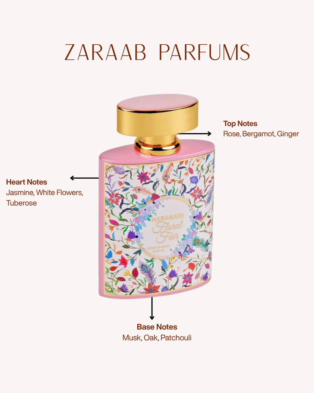 AL HARAMAIN FLORAL FAIR WOMEN 3.4 OZ EXTRAIT DE PARFUM