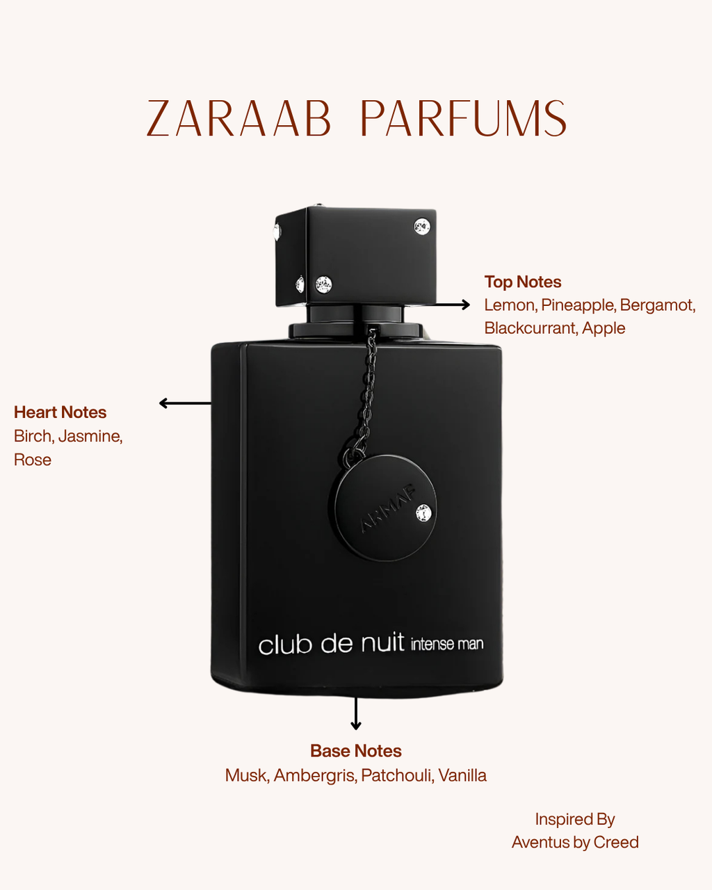 ARMAF CLUB DE NUIT INTENSE MEN 105ML.