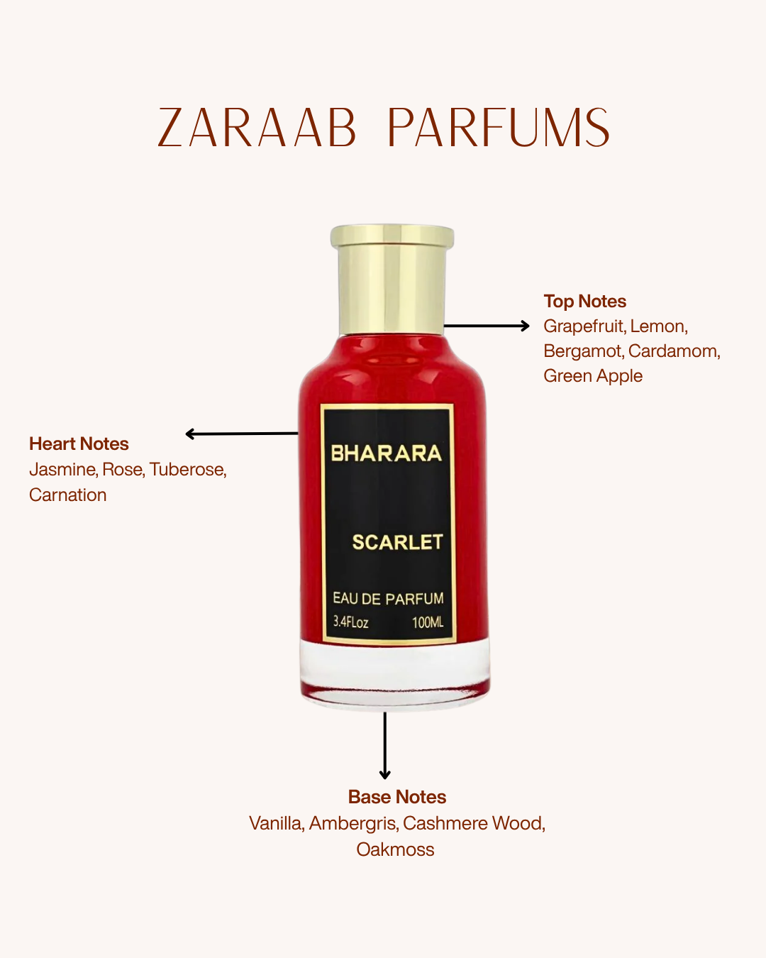 BHARARA SCARLET 3.4 OZ