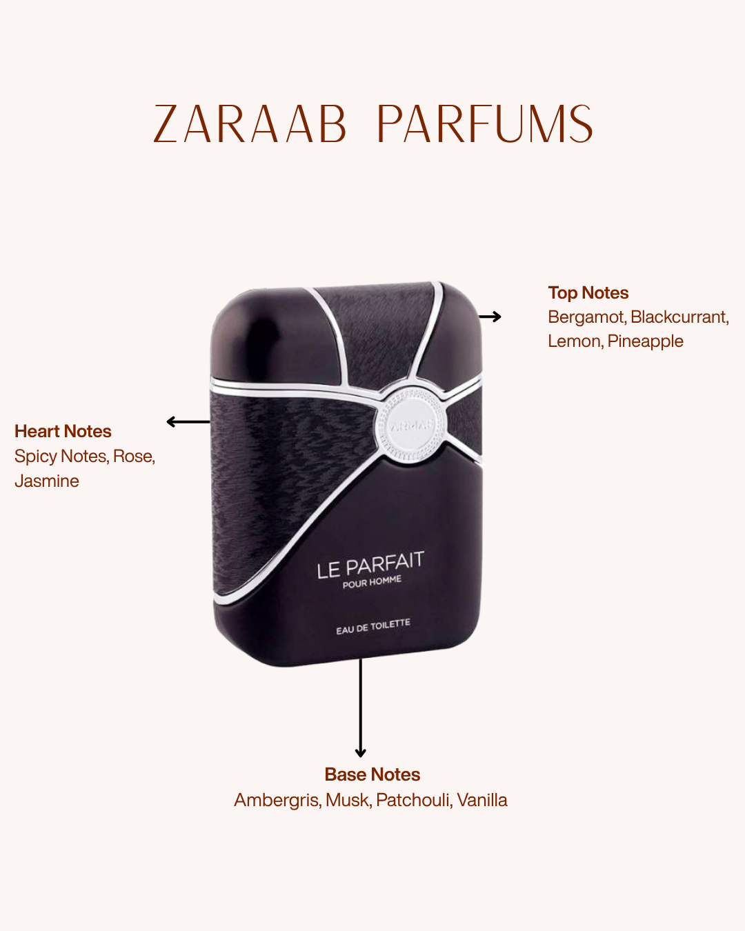 ARMAF LE PARFAIT POUR HOMME 3.4 OZ