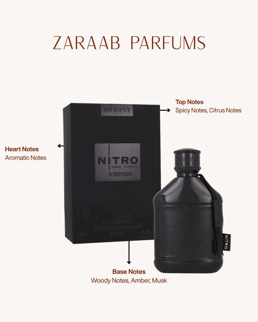 DUMONT PARIS NITRO BLACK HOMME 100 ML