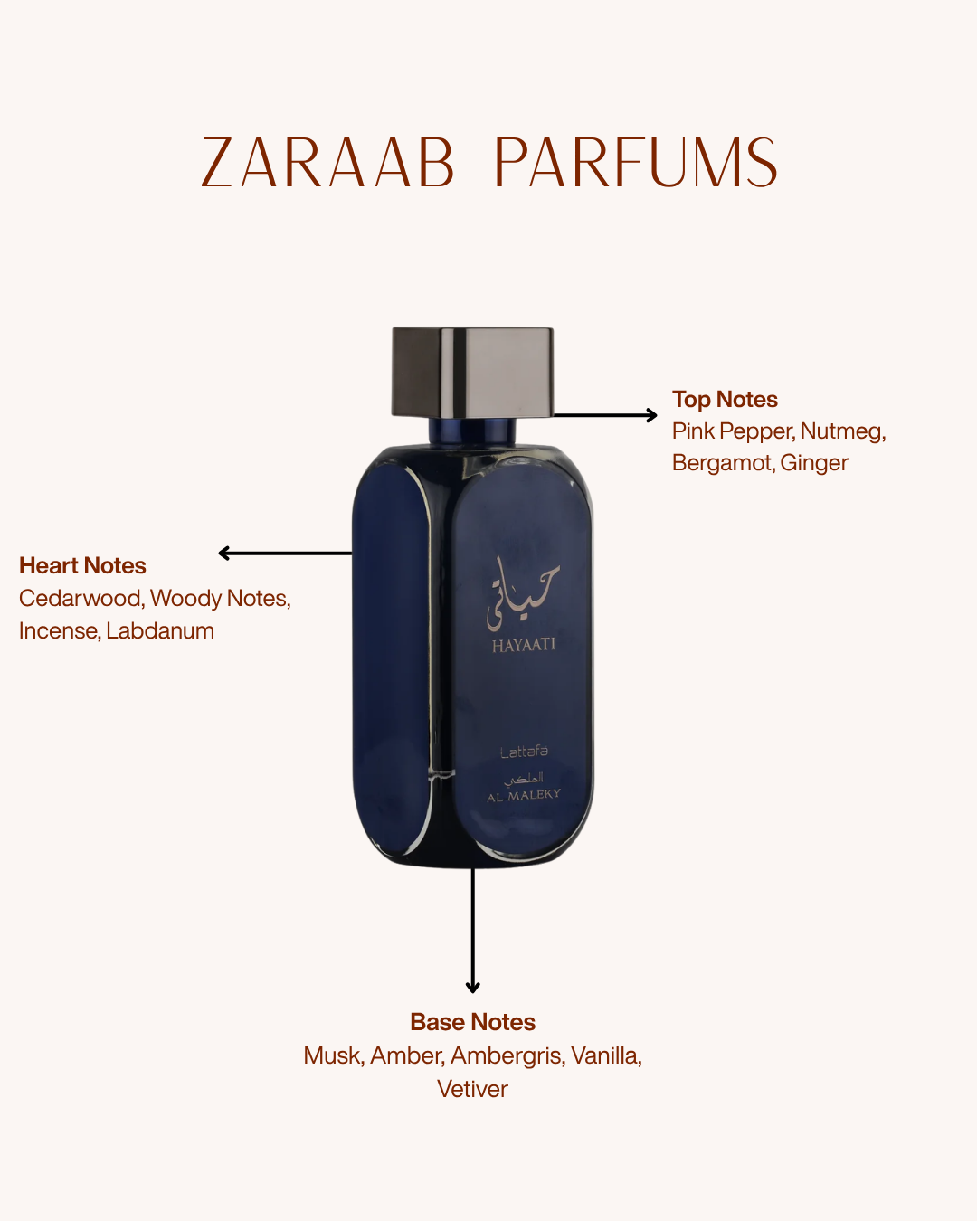 LATTAFA HAYAATI AL MALEKY 100ML.