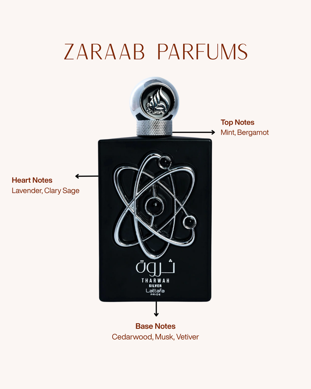 LATTAFA PRIDE THARWAH SILVER 100ML