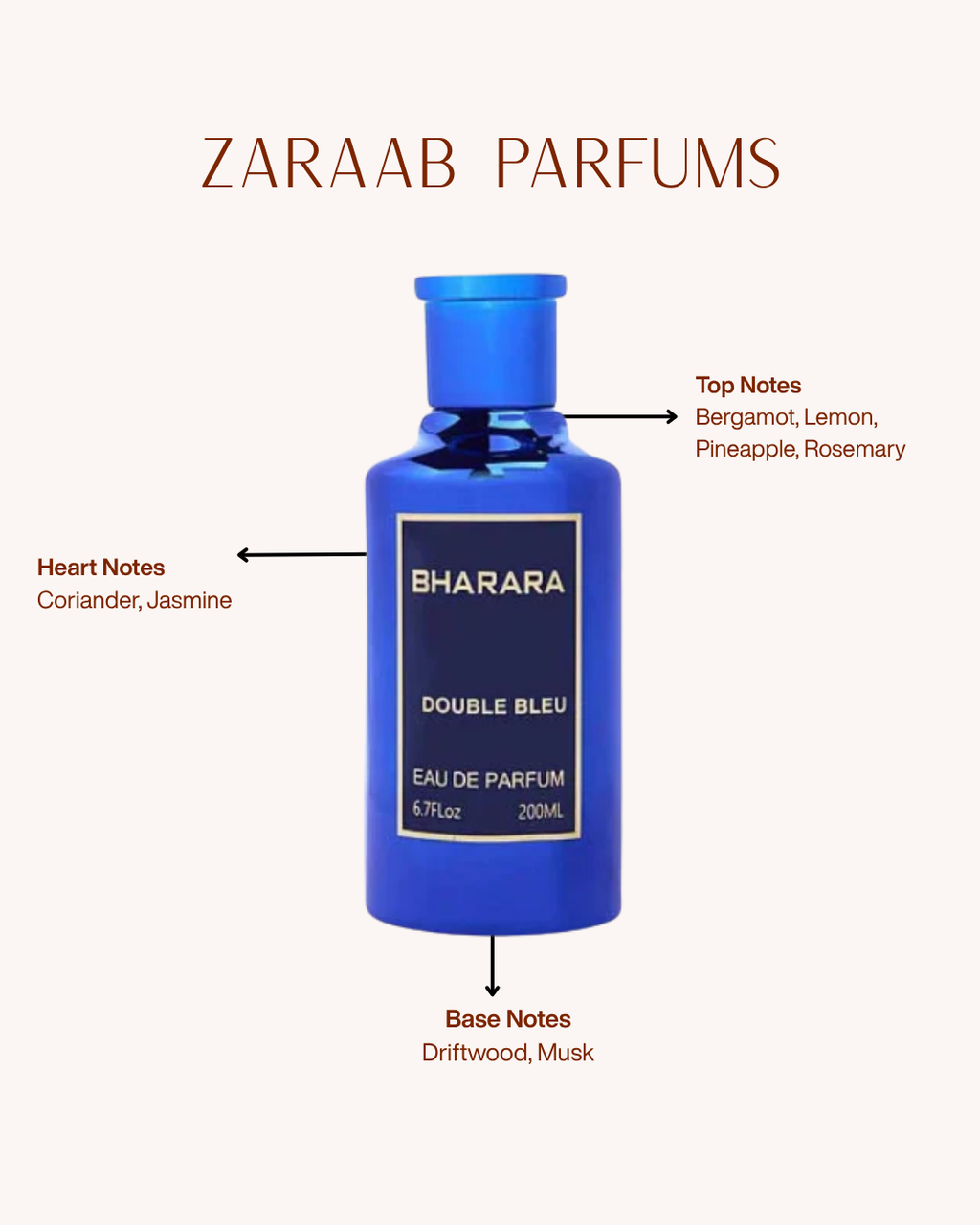 BAHARARA DOUBLE BLEU 3.4 OZ