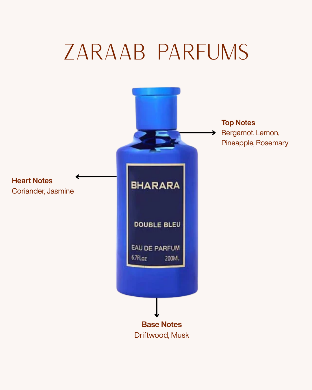 BAHARARA DOUBLE BLEU 3.4 OZ