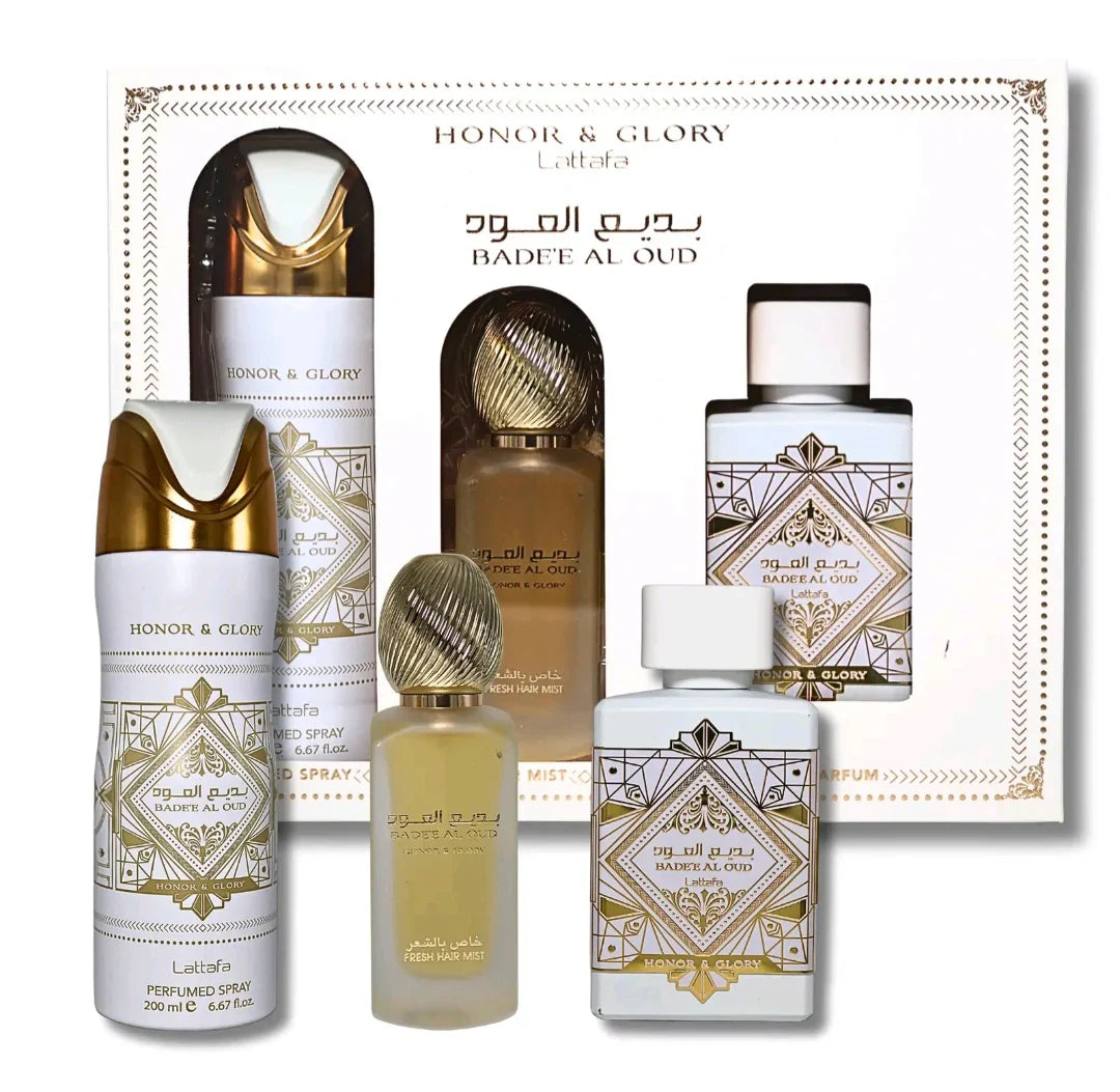 LATTAFA BADE AL OUD HONOR & GLORY GIFT SET