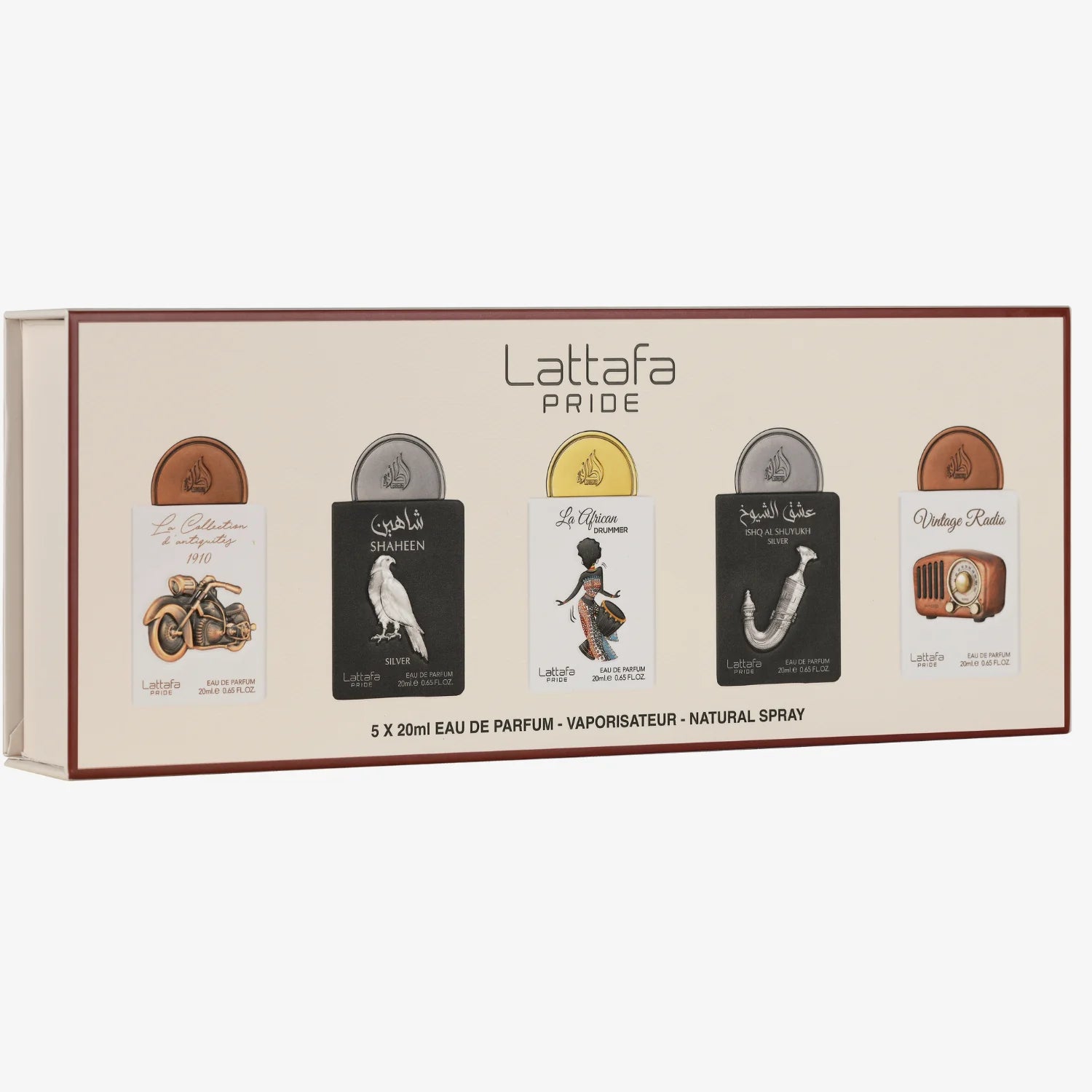 LATTAFA PRIDE GIFT SET BOX 05 5 X 20ml