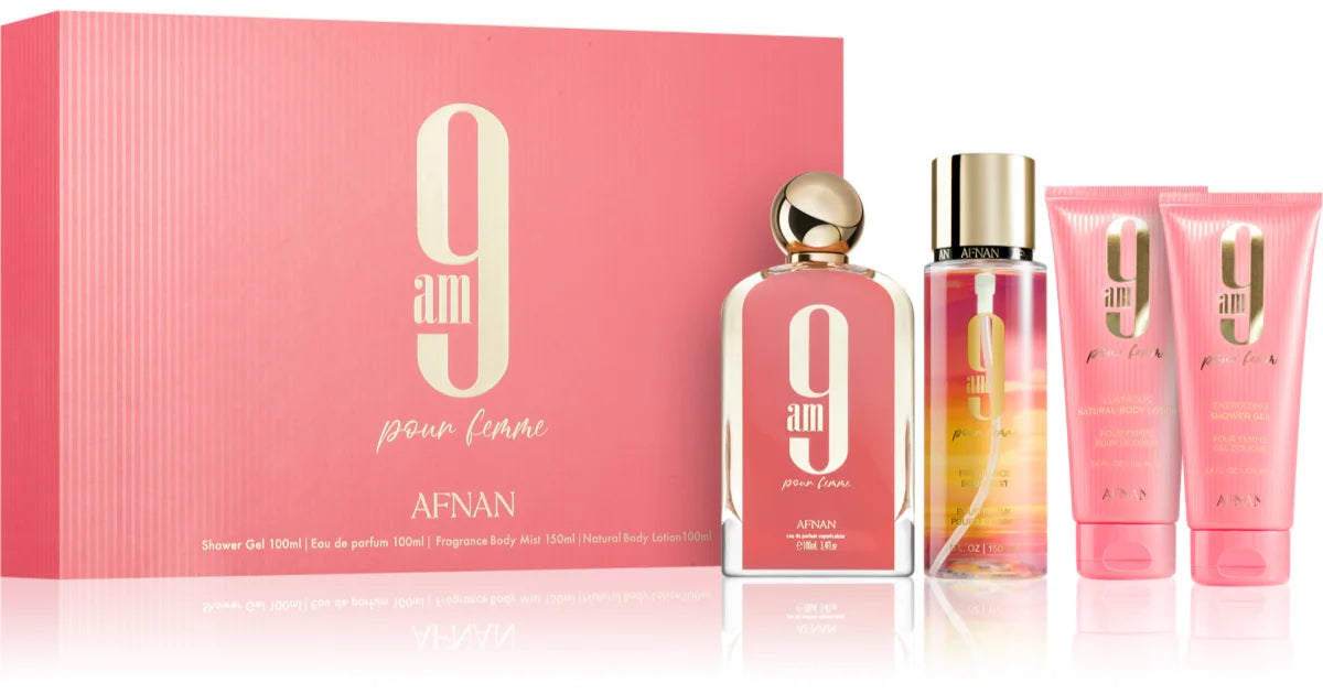 AFNAN 9 AM POUR FEMME GIFT SET