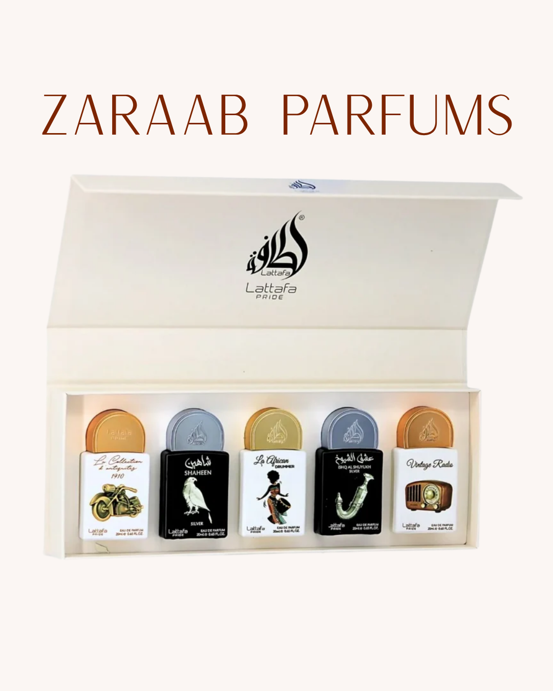 LATTAFA PRIDE GIFT SET BOX 05 5 X 20ml