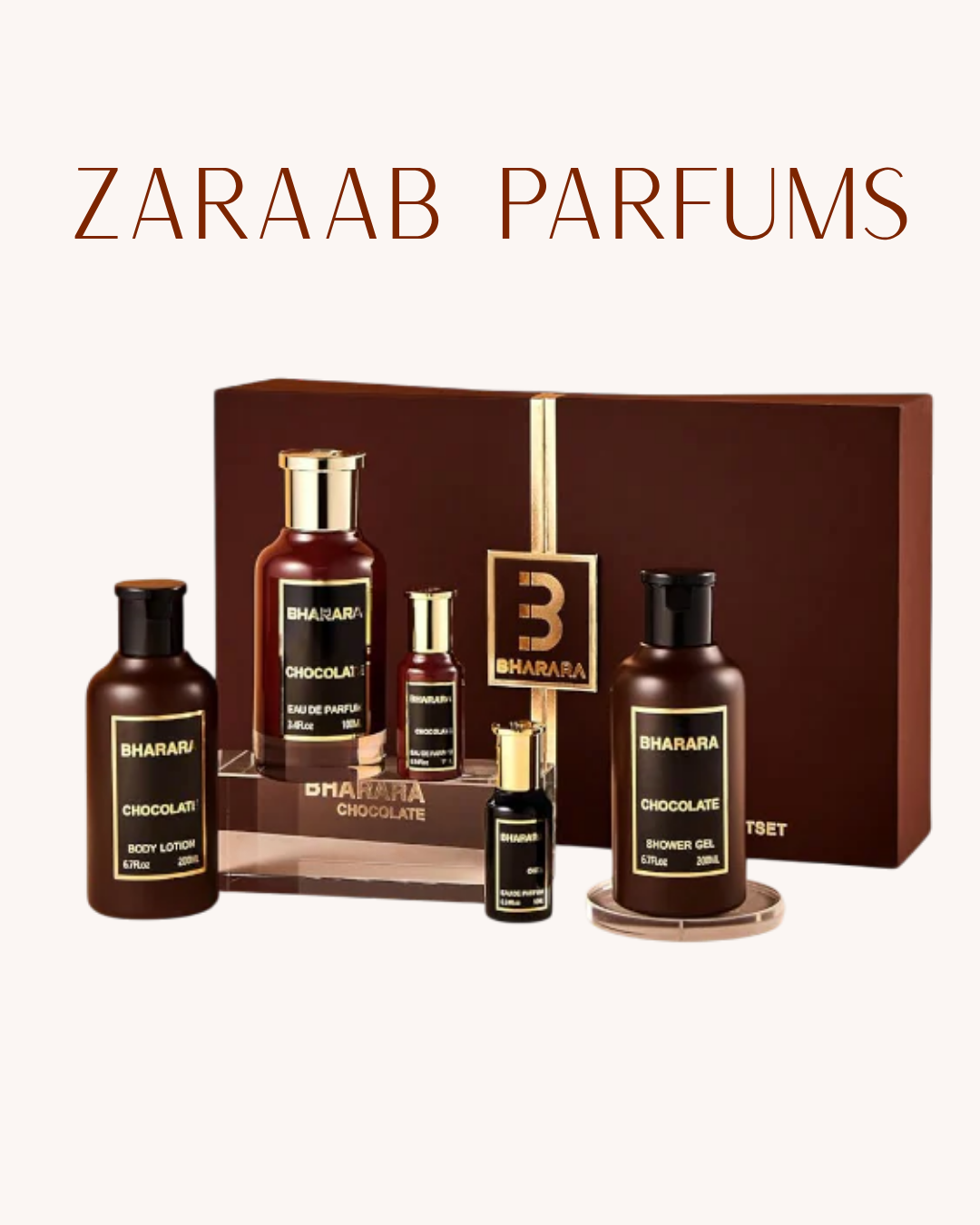 BHARARA CHOCOLATE GIFT SET UNISEX 5 PC
