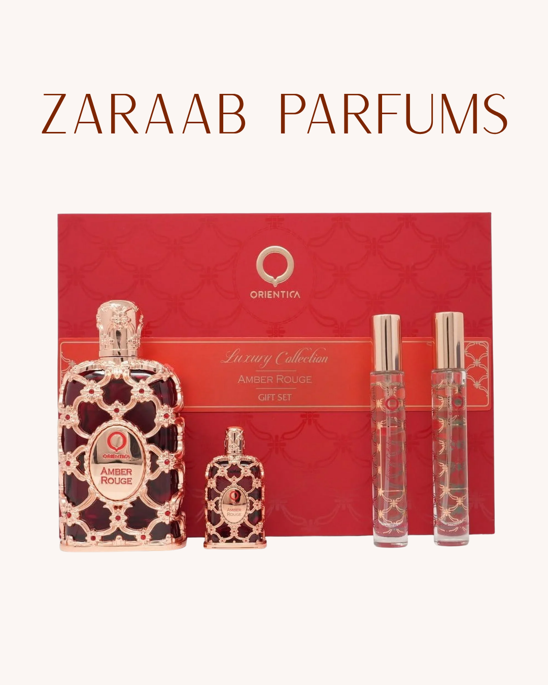 ORIENTICA AMBER ROUGE GIFT SET 4 PZAS
