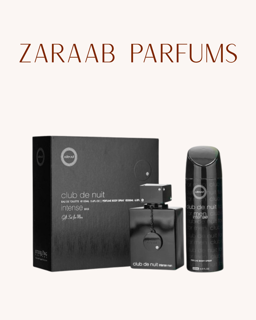 CLUB DE NUIT INTENSE MEN GIFT SET 105 ML
