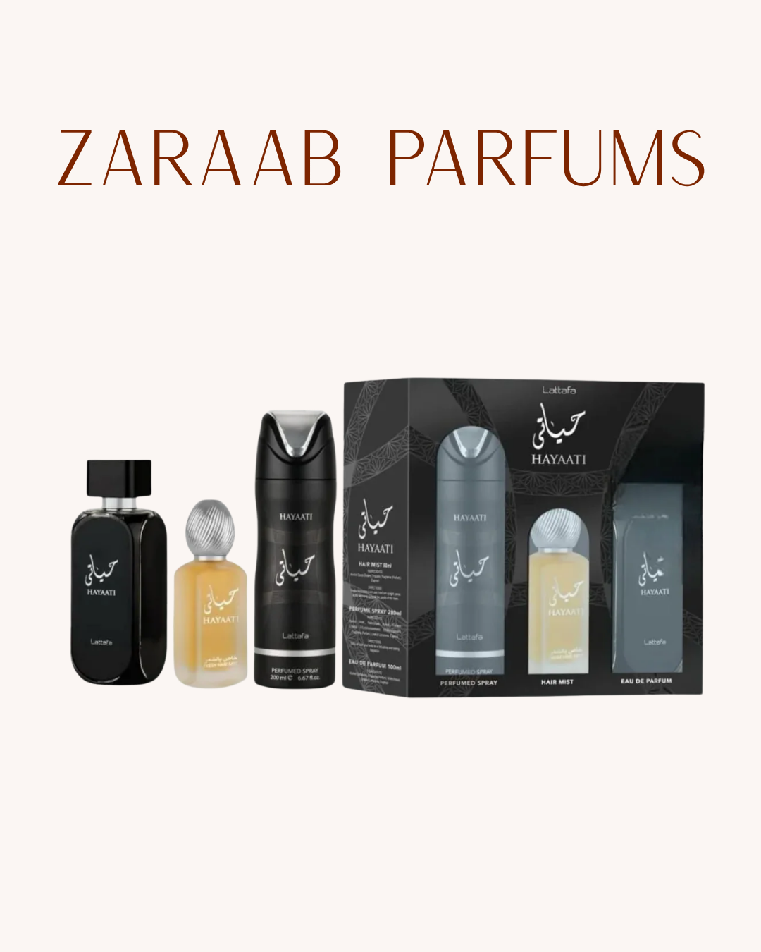 LATTAFA HAYAATI GIFT SET 100 ML