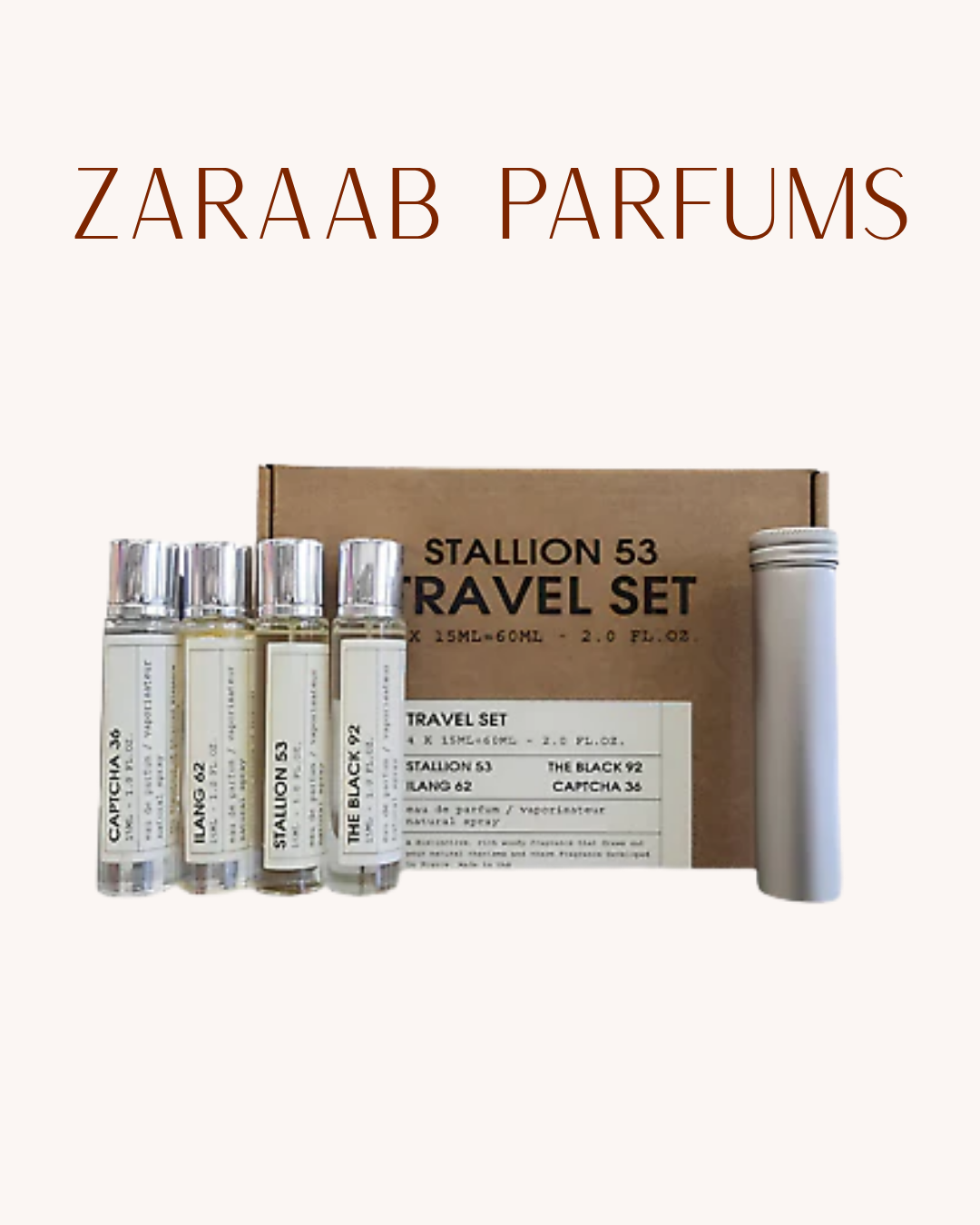 STALLION 53 TRAVEL SET 4 X 15 ML