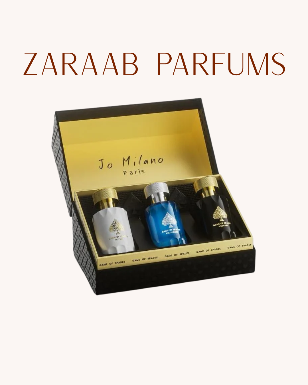 GAME OF SPADES COLLECTION GIFT SET TRIO X 30 ML