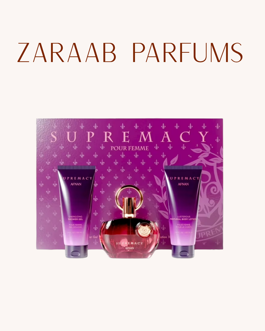 AFNAN SUPREMACY PUOR FEMME GIFT SET
