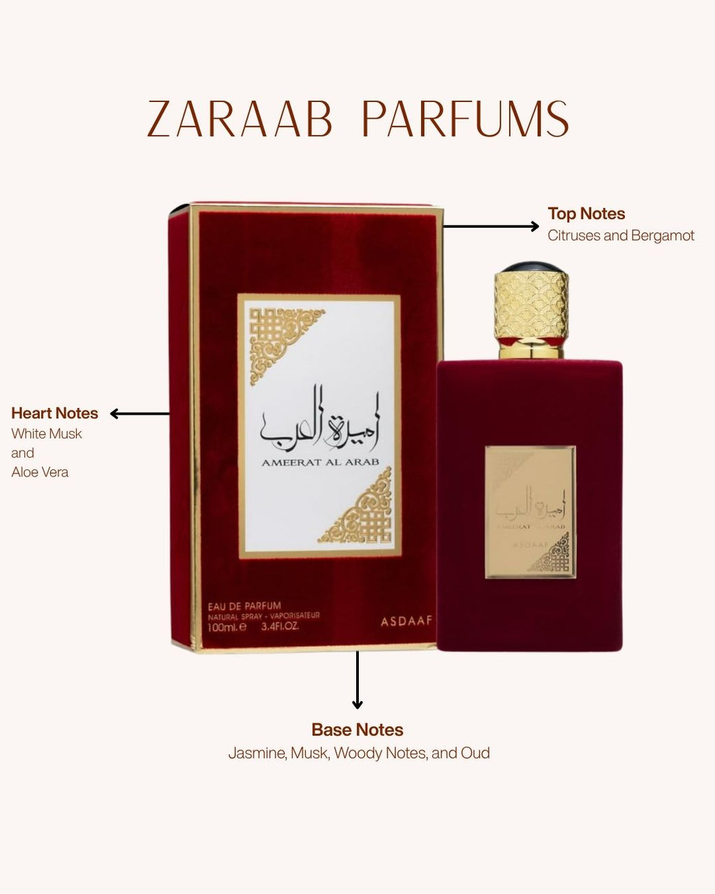 ASDAAF AMEERAT AL ARAB 100 ML